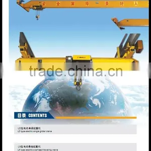 LD LX Single-Girder Electric Overhead Cranes Crane Hometown Safe Driving Brige Crane thumbnail-2