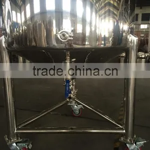 304/ 316L Stainless Steel Drum With Wheels/ Stainless Steel Drum/ Stainless Steel Tank thumbnail-2