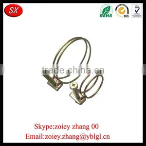 Chinese Manufacture Machined Production Spring Steel Spring Wire Clamps thumbnail-4