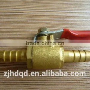 NPT Thread Lever Handle Male Forged Brass Ball Valve thumbnail-3