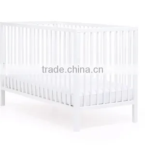 120x60cm Mattress Europe New Born Wooden Baby Bed thumbnail-2