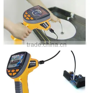 3.5" LCD Video Inspection 5.5mm Camera Handheld Industrial Endoscope 1M Cable Pipe Borescope 6 LED Snakescope thumbnail-3