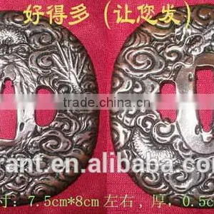 Traditional Samurai Katana Sword Set With Carbon Steel Blade and Casting Zinc Alloy Tsuba JL150 thumbnail-1