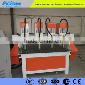 Six Spindles 4 Axis CNC Router 3D Engraving Machine for Advertisement And Wood Process thumbnail-2