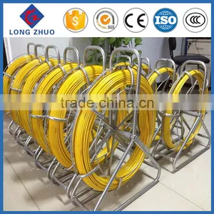 New Material Fiberglass Conduit Snake Rod, FRP Fish Tape, Yellow Duct Rodding thumbnail-3