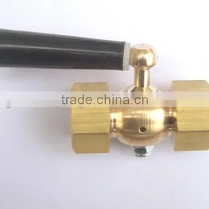 Brass Air Cock,gauge Cock With Bleed Hole, Gauge Stop Valve thumbnail-1