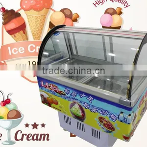 Dairy Display-series Ice Porridge Display-series /commercial Freezer /Horizontal Test the Daity Counter thumbnail-1