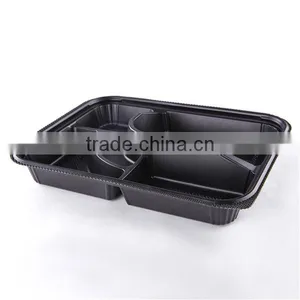 5-Compartments Disposable Plastic PP Bento Lunch Box ,Food Container thumbnail-5