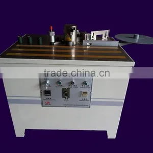 Hot Melt Glue Wood Edge Strip Bonding Machine For Straight And Curved Side thumbnail-1