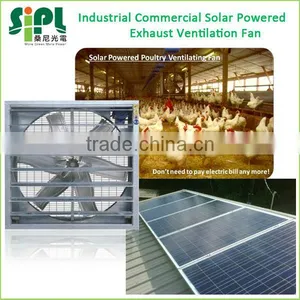 New Type Industrial Wall Mounted Solar Heat Exhaust Ventilating Fan for Poultry House thumbnail-2