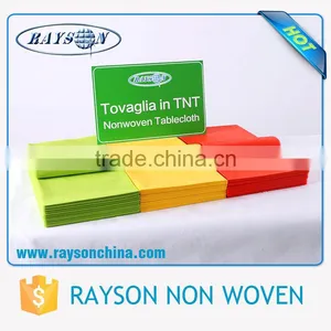 Wholesale Various Color Cheap Fancy Elegant Nonwoven Fabric to Make Tablecloths thumbnail-3