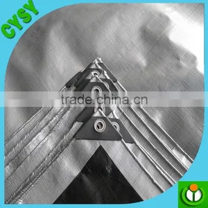 China Factory 100% Virgin Reinforced Plastic Roll Sheet Korea pe Tarpaulin thumbnail-3