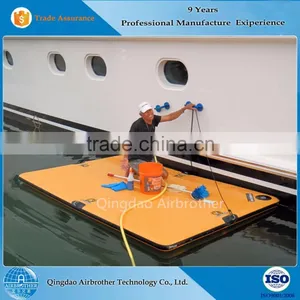 Multi-purpose Durable DWF Inflatable Floating Docks Pontoon for Sale thumbnail-3