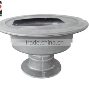 HGMC-N004 Custom OEM Aluminum Alloy Sand Die Casting Lamp Parts thumbnail-1