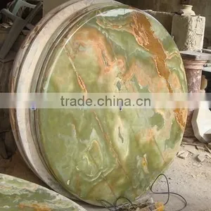 A GRADE DARK GREEN ONYX TABLE TOPS COLLECTION thumbnail-3