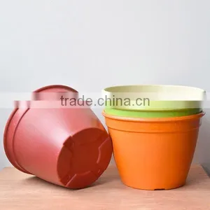 Small Colored Biodegradable Plant Fiber Novelty Plant Pots thumbnail-1
