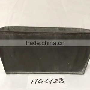 Cheap Wholesale Garden Gnomes Hot Sale Square Large Black Flower Pots for Office thumbnail-6