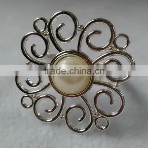 Silver Plated Cheap Napkin Holder Ring thumbnail-1