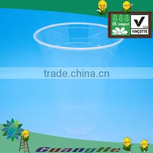 PLA Cold Drinking Clear Plastic Cup/ Biodegradable Ice Cream Cups thumbnail-2
