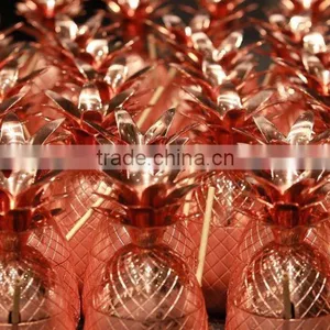 Copper Pineapple Manufacturer/gold Pineapple Cocktail Manufacturer Tumbler Rose Gold Copper Silver thumbnail-1