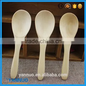 Natural Mini Wood Honey Ice Cream Spoon, Small Wooden Spoon thumbnail-2