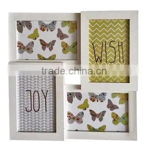 Store More 4 Compartment White MDF Display Photo Frame thumbnail-2