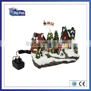 Flying Santa Christmas Scene thumbnail-1