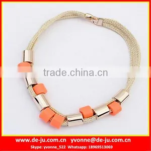 Multi Stone Decorative Necklace thumbnail-1