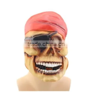 Halloween Pirate Latex Vinyl Mono-eye Masks thumbnail-1