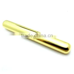 Custom Logo Gold Plated Cigar Tube, Exquisite Metal Cigar Tube thumbnail-1