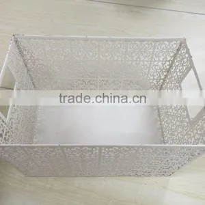 Hollow-out Decorative Pattern Stylish Galvanized Steel Office Deedbox thumbnail-1