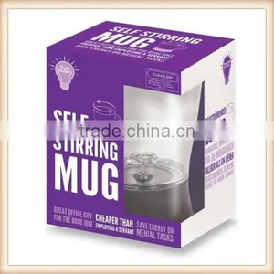 Clear Self Stirring Mug for the Plain Lazy! In the Office or Home Coffee Tea thumbnail-2