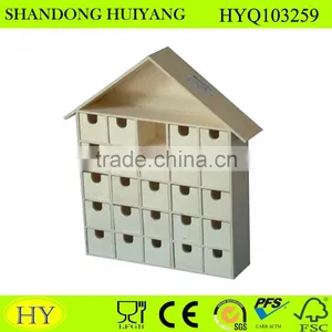 Cheap Natural Wooden Advent Calendar Wholesale thumbnail-1