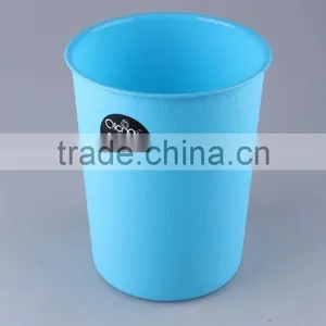 Plastic Trash Can/ Household Garbage Can With Circular Cover/Rubbish Bin thumbnail-2