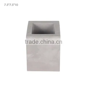Eco Friendly Patent Grey Matt Pen Holder Concrete Storage Holder Pen Jar thumbnail-1