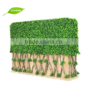 Artificial Green Boxwood Hedge Fence Garden Decoration Good Price High QualityBOX017 GNW thumbnail-1