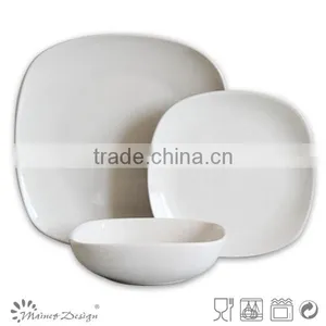 20pcs White/black Dinner Sets thumbnail-6