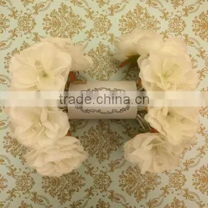 2016 Wedding Decor White Rose Flower Garland Fairy Lights thumbnail-4