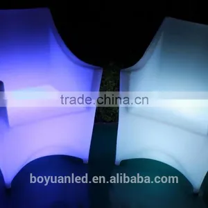 IR Remote Control PE Material Led Luminous Garden Furniture Chair thumbnail-6