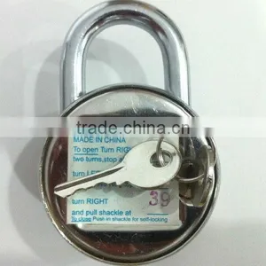 High Quality 50mm Solid Brass Combination Padlock With Master Key thumbnail-2