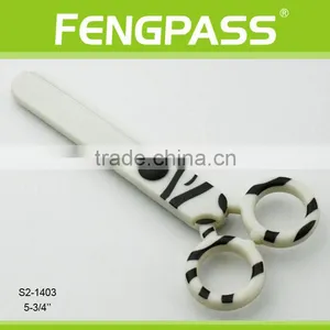 S2-1403 5-3/4" 2CR13 Stainless Steel ABS Plastic Handle Paper Cutting Stationery / Children Scissors Cute Style thumbnail-1