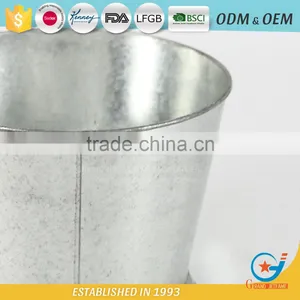Garden Iron and Zinc Powder Coated Metal Buckets for Flowers Metal Bucket Planters thumbnail-5