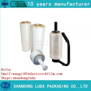 Factory Wholesale Anti Tear Transparent PE Plastic Packaging Stretch Wrap Film Roll thumbnail-3