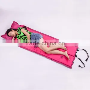 1 Person Foldable Compact Packing Inflatable Mat With PVC Waterproof Foam 1KG thumbnail-2