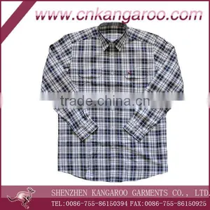 Latest Men's Casual Shirts/100%cotton Men's Long-sleeve Checked Casual Shirts/men's Plaid Leisure Shirts for All Seasons thumbnail-1