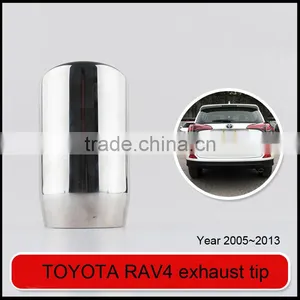 Auto Tuning Stainless Muffler Tip in Exhaust Pipe for TOYOTA RAV4 thumbnail-3