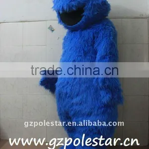 Long Fur Cookie Monster Costume Mascot NO.1763 thumbnail-4