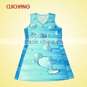 Netball Dress,girls Tennis Dress, Custom Design Cheap Women Tennis/Netball Dress, Sport Skirt thumbnail-5