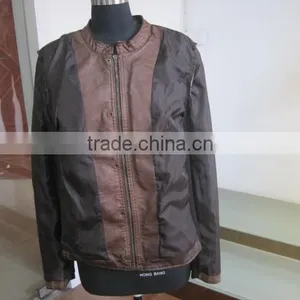 Lapel Badges Leather Wear Blouses Slim PU Jackets Women's Clothing thumbnail-5
