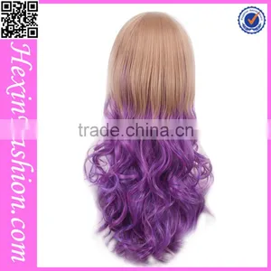 Wholesale 68 CM Stylish Wave Purple Wig Party thumbnail-3